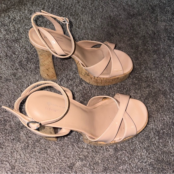 Call It Spring Nude Heels - Picture 3 of 5